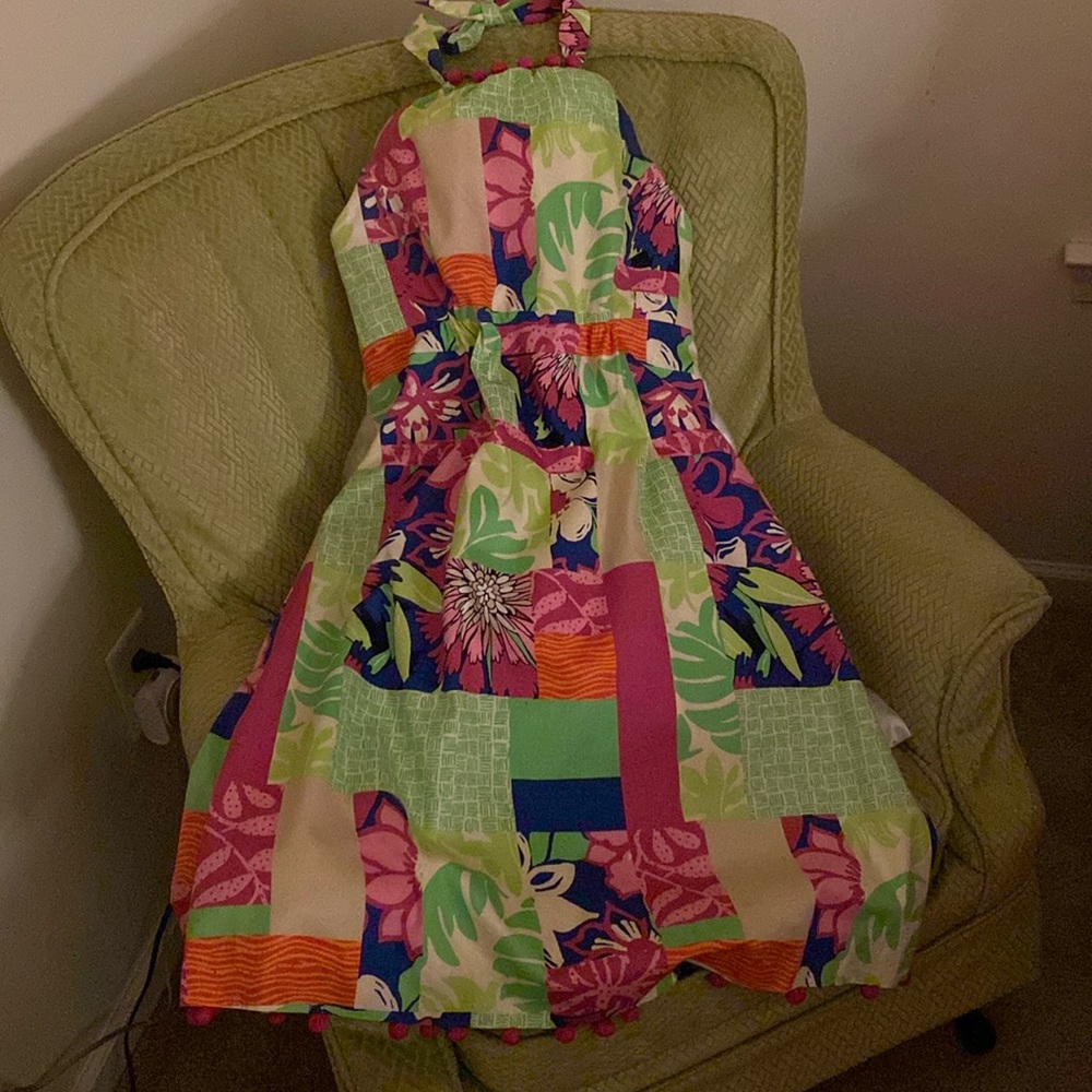 Lilly halter cotton dress size 10